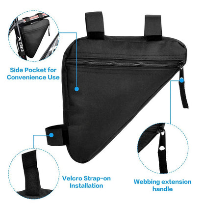 Waterproof Triangle Cycling Bicycle Bags Front Tube Frame Bag Mountain Bike Triangle Pouch Frame Holder Saddle Bag