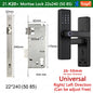 RAYKUBE K20 9-language Biometric Fingerprint Door Lock Electronic Door Lock with  Tuya APP/IC Card/Password/ Key Unlock