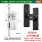 RAYKUBE K20 9-language Biometric Fingerprint Door Lock Electronic Door Lock with  Tuya APP/IC Card/Password/ Key Unlock