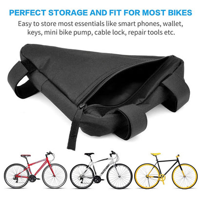 Waterproof Triangle Cycling Bicycle Bags Front Tube Frame Bag Mountain Bike Triangle Pouch Frame Holder Saddle Bag