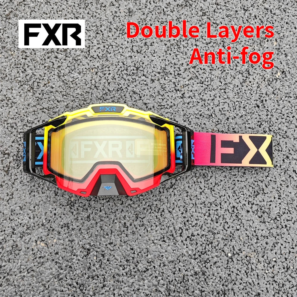 FXR Combat MX Goggle Motocross Racing Helmet Goggles MTB ATV MX Mask Windproof Protection Cycling Racing Goggles Skiing Glasses