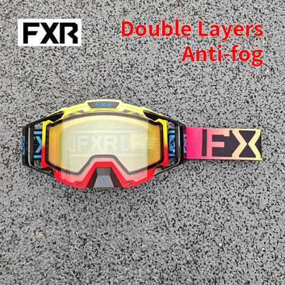 FXR Combat MX Goggle Motocross Racing Helmet Goggles MTB ATV MX Mask Windproof Protection Cycling Racing Goggles Skiing Glasses