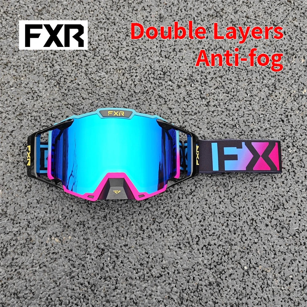 FXR Combat MX Goggle Motocross Racing Helmet Goggles MTB ATV MX Mask Windproof Protection Cycling Racing Goggles Skiing Glasses