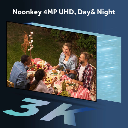 【4Pcs】4Mp Solar Security Cam: Color Night Vision, Pir Detection, 2-Way Talk, Spotlight, Wifi, Ip66, Battery+ Solar Powered