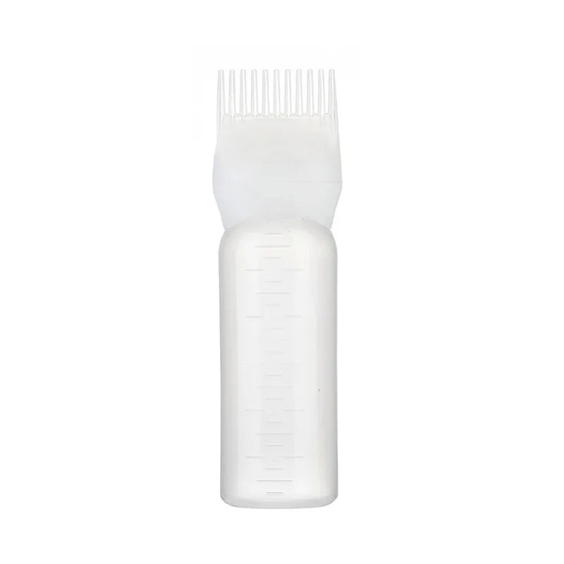 120ml Hair Dye Refillable Bottle Applicator Comb Multicolor Plastic Dispensing Salon Oil Hair Coloring Hairdressing Styling Tool