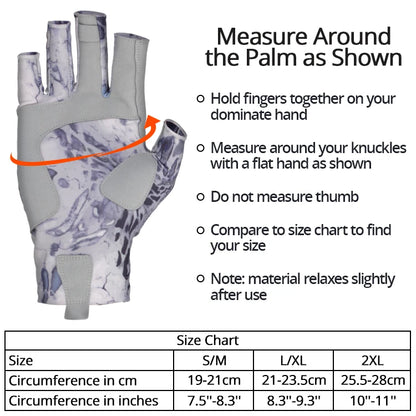 KastKing Fishing Gloves SPF 50 Sun Men Hands Protection Gloves Breathable Outdoor Sportswear Gloves Carp Fishing Apparel Pesca