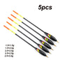 4/5pcs Fishing Floats Mixed Size Balsa Weight Bobber Cork Barguzinsky Fir Float Vertical Pesca For Carp Durable Fishing Tackle