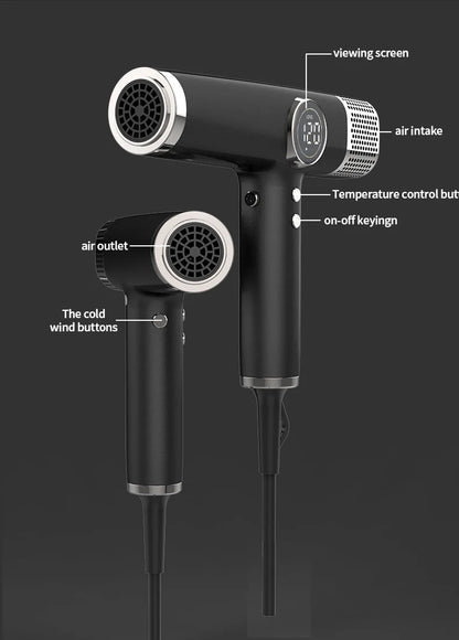 Top Selling 1800W High Power Brushless Professional Salon Hair Blower Dryer BLDC Motor High Speed Negative Ionic Hair Dryer