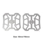 2PCS Aluminum Alloy Bike Clipless Pedals Universal Compatible Bicycle Clipless Pedal Platform Adapters for SPD KEO Road MTB Bike