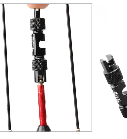 MUQZI MTB Road Bike Schrader Presta Valve Removal Wrench Multifunction Tire Valve Installation Spanner Valve Core Tool