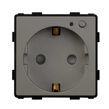 BSEED EU Standard Wifi Socket Smart Plug Function Part Only Power Monitor Timing Smart Home Alexa Voice Control  Bule Backlight