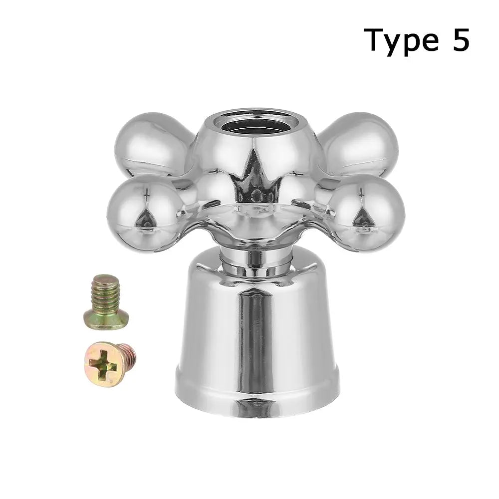 1Pcs Faucet Handle Triangle Valve Small Spout Dish Basin Handle Quick Open Valve Core Handwheel Faucet Switch Handle Bathroom