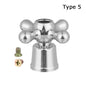 1Pcs Faucet Handle Triangle Valve Small Spout Dish Basin Handle Quick Open Valve Core Handwheel Faucet Switch Handle Bathroom