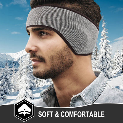 Thermal Fleece Headband Winter Warm Sweatband Head Band Gym Yoga Sport  Cycling Training Running Fitness Hair Bandage Men Women