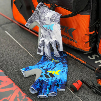 KastKing Fishing Gloves SPF 50 Sun Men Hands Protection Gloves Breathable Outdoor Sportswear Gloves Carp Fishing Apparel Pesca