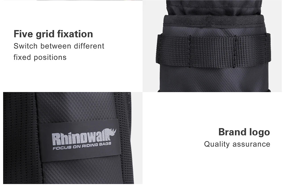 Rhinowalk Handlebar Bag Cycling Water Bottle Carrier Pouch MTB Bike Kettle Bag Riding Handlebar Bag Bicycle Accessories