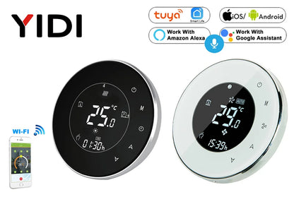 Smart Touch WIFI Thermostat LCD Screen Water Heating Electirc Floor Heating Water Gas Boiler Temperature Controller Google Home