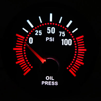 2" 52mm Smoke lens with sensor Boost gauge bar psi/Vacuum/Water temp/Oil temp/Oil pressure/Voltmeter/Tachometer RPM