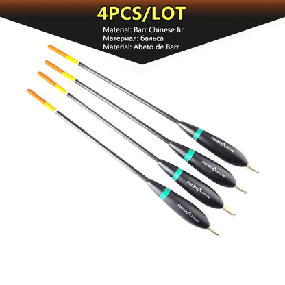 4/5pcs Fishing Floats Mixed Size Balsa Weight Bobber Cork Barguzinsky Fir Float Vertical Pesca For Carp Durable Fishing Tackle