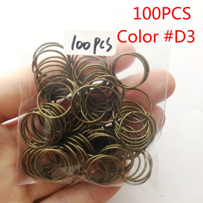 5Pcs Golden Silver Viking Spiral Charms Hair tubes Braid Dread Dreadlock Beads Clips Cuffs Rings Jewelry Hair Accessories woman