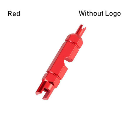Aluminum Alloy Bike Valve Tool MTB Road Bike Valve Core Remover Anti-slip Air Valve Spanner Extension Disassembly Wrench Tool