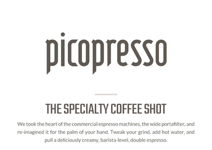 WACACO Picopresso Portable Espresso Maker, Specialty Coffee Machine, 18 Bar Pressure Travel Coffee,  Gift, New Year