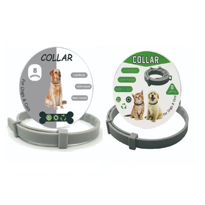 New 8 Month Dog Anti Flea And Tick Collar Dog Antiparasitic Collar Pet Accessories Cats Collars Pet Product Puppy Perro Supplies