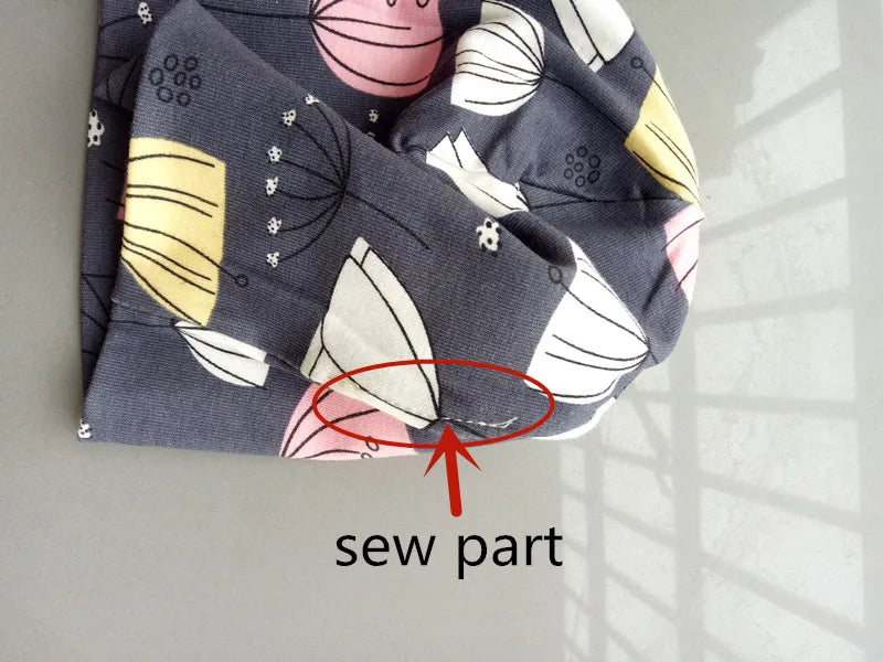 Autumn Winter Cotton Knit Children's Hat Collar 2 Set Boys and Girls Hats Set Baby Solid Color Scarf Cap two-piece