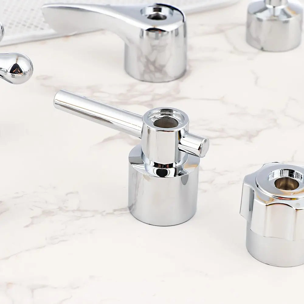 1Pcs Faucet Handle Triangle Valve Small Spout Dish Basin Handle Quick Open Valve Core Handwheel Faucet Switch Handle Bathroom