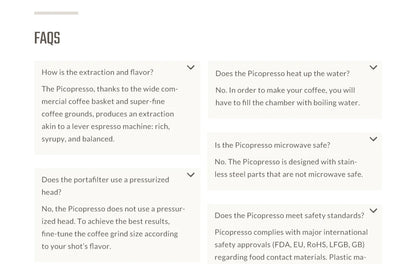 WACACO Picopresso Portable Espresso Maker, Specialty Coffee Machine, 18 Bar Pressure Travel Coffee,  Gift, New Year