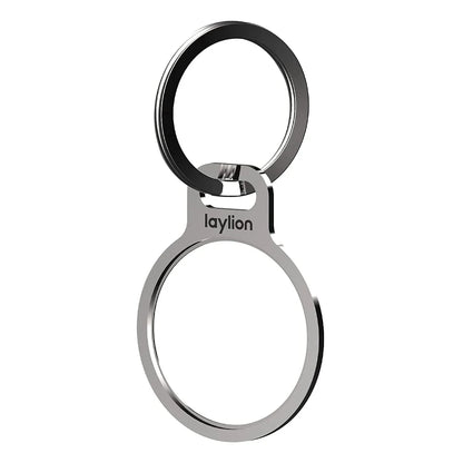 New For Apple AirTag Tracker Holder Stainless Steel Metal Ring Protective Case With Anti-Lost Waterproof Device With Keychain