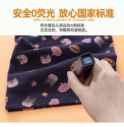 Autumn Winter Cotton Knit Children's Hat Collar 2 Set Boys and Girls Hats Set Baby Solid Color Scarf Cap two-piece