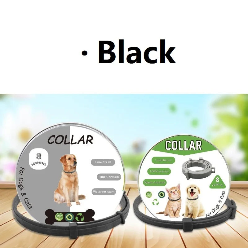 New 8 Month Dog Anti Flea And Tick Collar Dog Antiparasitic Collar Pet Accessories Cats Collars Pet Product Puppy Perro Supplies