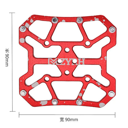 2PCS Aluminum Alloy Bike Clipless Pedals Universal Compatible Bicycle Clipless Pedal Platform Adapters for SPD KEO Road MTB Bike