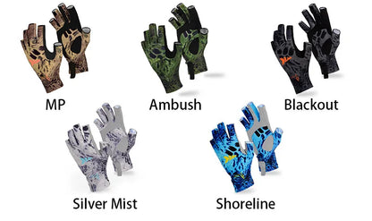 KastKing Fishing Gloves SPF 50 Sun Men Hands Protection Gloves Breathable Outdoor Sportswear Gloves Carp Fishing Apparel Pesca