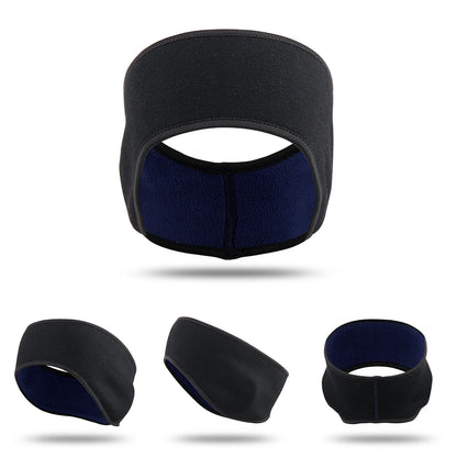 Thermal Fleece Headband Winter Warm Sweatband Head Band Gym Yoga Sport  Cycling Training Running Fitness Hair Bandage Men Women