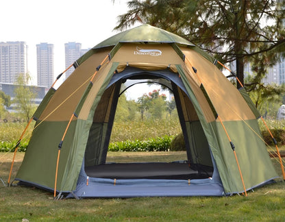 Desert&Fox Pop-up Automatic Tent 3-4 Person Instant Camping Tent Backpacking Family Dome Tents for Camping Hiking Travelling