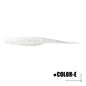 Spinpoler 4.72" Soft Plastic TPR Floating Fluke Jerk Minnow Bait Shad Minnow Silicone Plastic Artificial Swimbait Freshwater 5pc