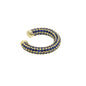 white green blue red cz Circle no piercing women 1 pc bling full cz colorful ear cuff multi piercing clip on earring ice jewelry