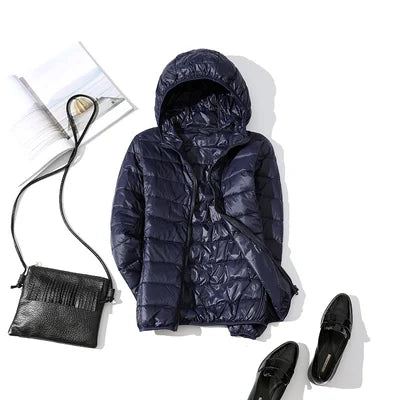 2025 New 90% White Duck Down Jacket Women Autumn Winter Warm Coat Lady Ultralight Duck Down Jacket Female Windproof Parka Tops