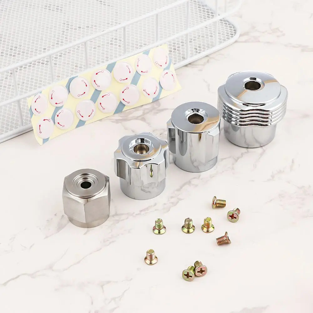 1Pcs Faucet Handle Triangle Valve Small Spout Dish Basin Handle Quick Open Valve Core Handwheel Faucet Switch Handle Bathroom