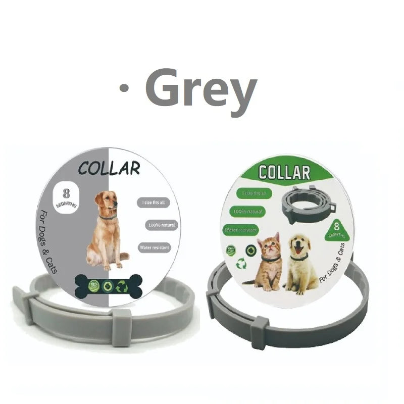New 8 Month Dog Anti Flea And Tick Collar Dog Antiparasitic Collar Pet Accessories Cats Collars Pet Product Puppy Perro Supplies