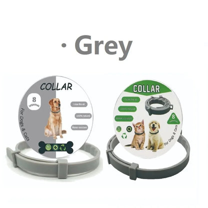 New 8 Month Dog Anti Flea And Tick Collar Dog Antiparasitic Collar Pet Accessories Cats Collars Pet Product Puppy Perro Supplies