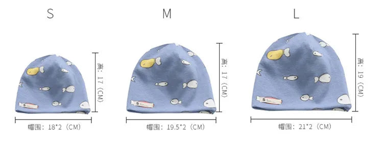 Autumn Winter Cotton Knit Children's Hat Collar 2 Set Boys and Girls Hats Set Baby Solid Color Scarf Cap two-piece