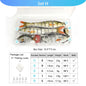 VTAVTA 5pcs Fishing Lures Set Wobblers Crankbaits Fishing Box For Wobblers Swimbait Artificial Bait Kit Hard Lure Fishing Tackle