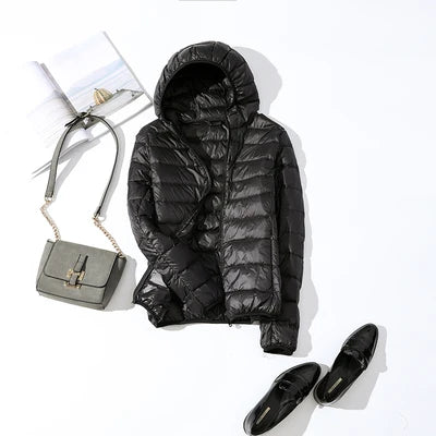 2025 New 90% White Duck Down Jacket Women Autumn Winter Warm Coat Lady Ultralight Duck Down Jacket Female Windproof Parka Tops