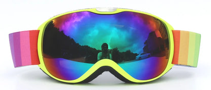 Kids Ski Goggles for Age 4-14 Anti-fog Double Layer UV400 Snow Eyewear Outdoor Sports Winter Snowboard Children Skiing Glasses