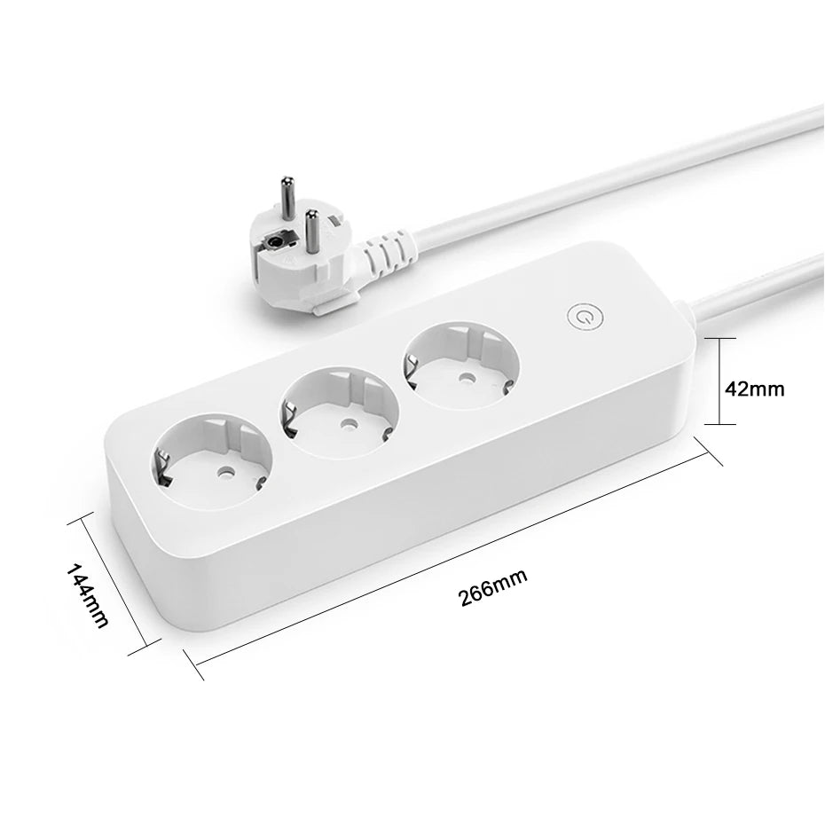 Smart socket WiFi Power Strip Multi Plug With 4 Plug 4USB Port Compatible With alexa google home Smart home Tuya Smart smartlife