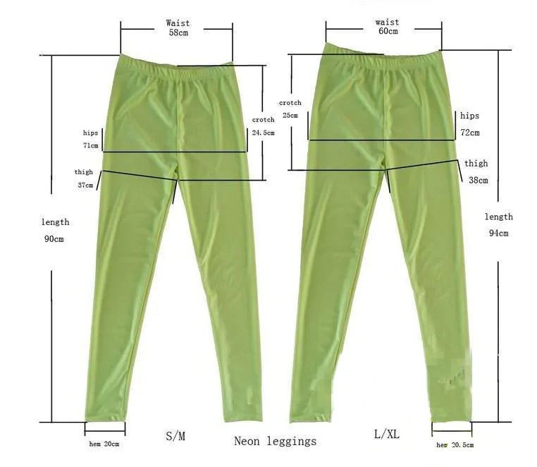 New Spring Autume Solid Candy Neon Leggings for Women High Stretched Female Sexy Legging Pants Girl Clothing Leggins