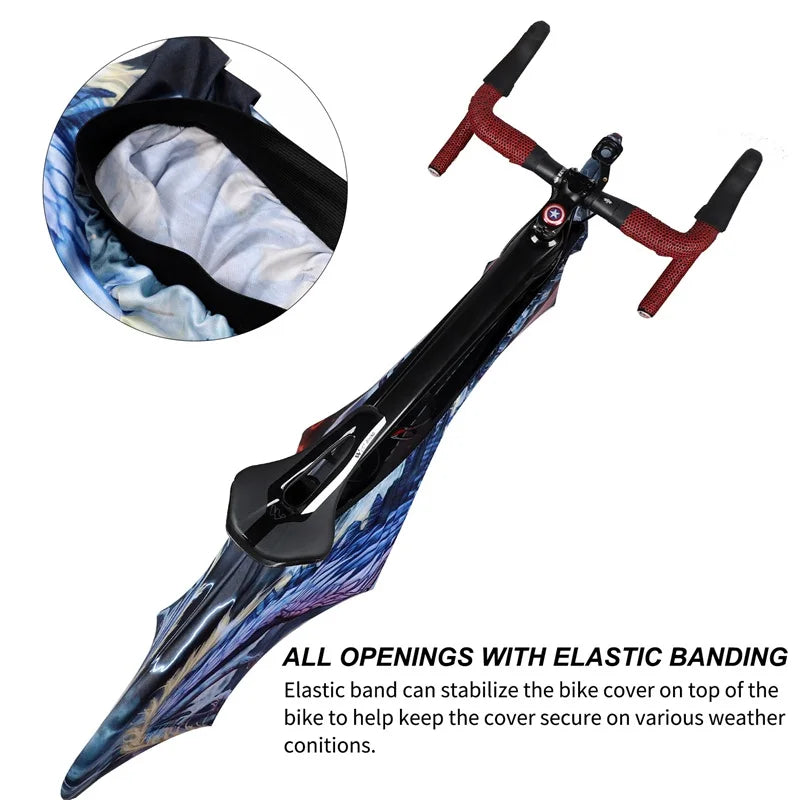 WEST BIKING Bike Protector Cover MTB Road Bicycle Full Protective Gear Anti-dust Wheels Frame Scratch-proof Cycling Accessories